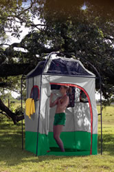 Deluxe Camp Shower/Shelter Combo